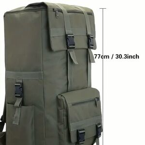 Oversized Olive Green Enormous Multi Pocket Army Camping Travel Backpack